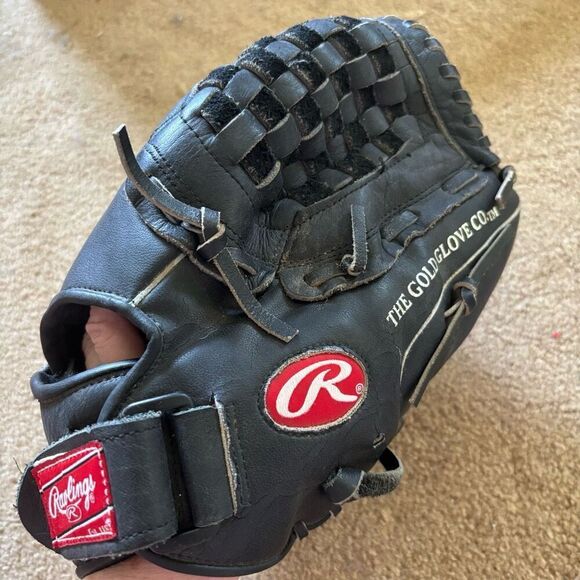 Rawlings FP1258 Fast Pitch 12 1/2” RHT Black Softball Glove - Picture 1 of 11
